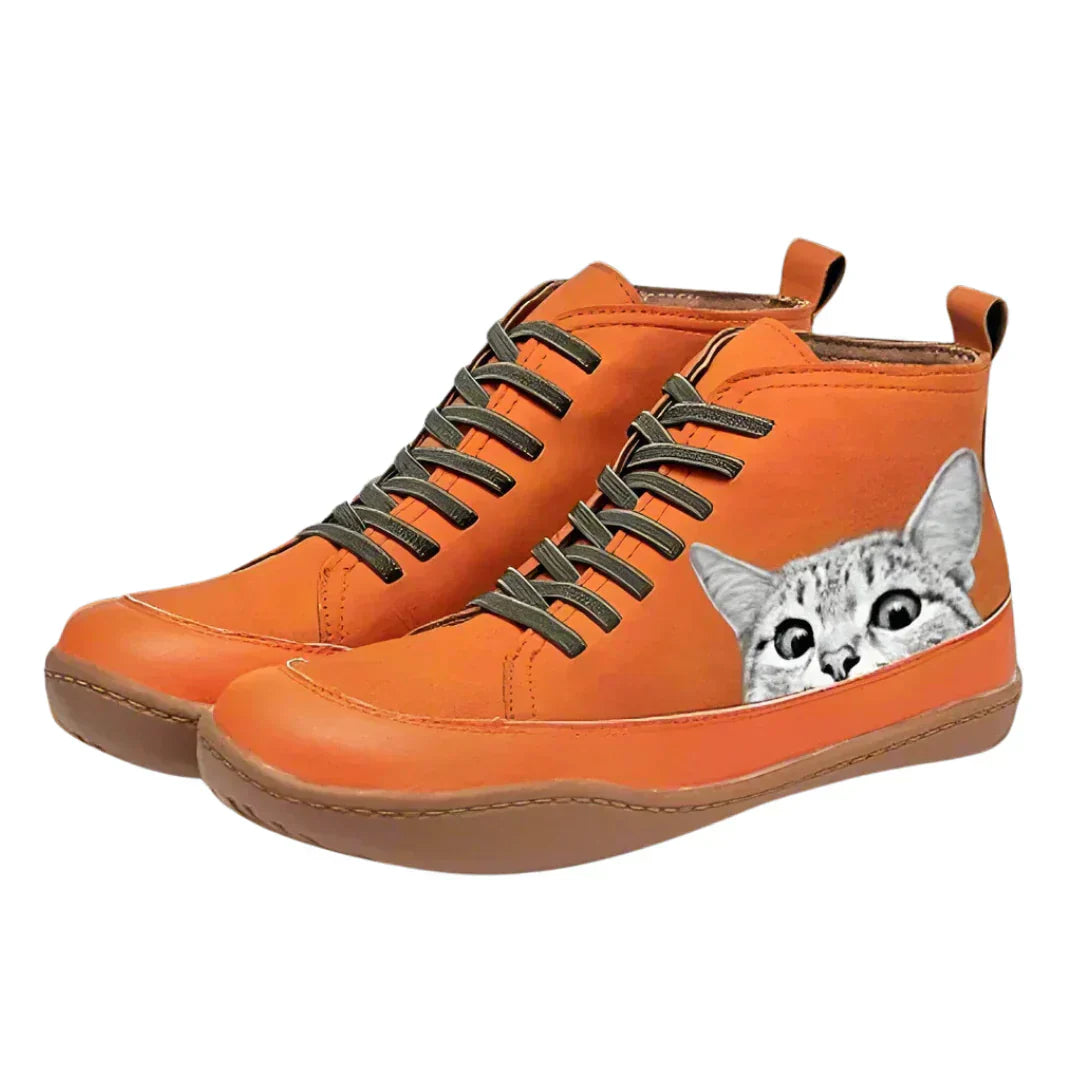 Isabeli | Botas de piel para amantes de los gatos
