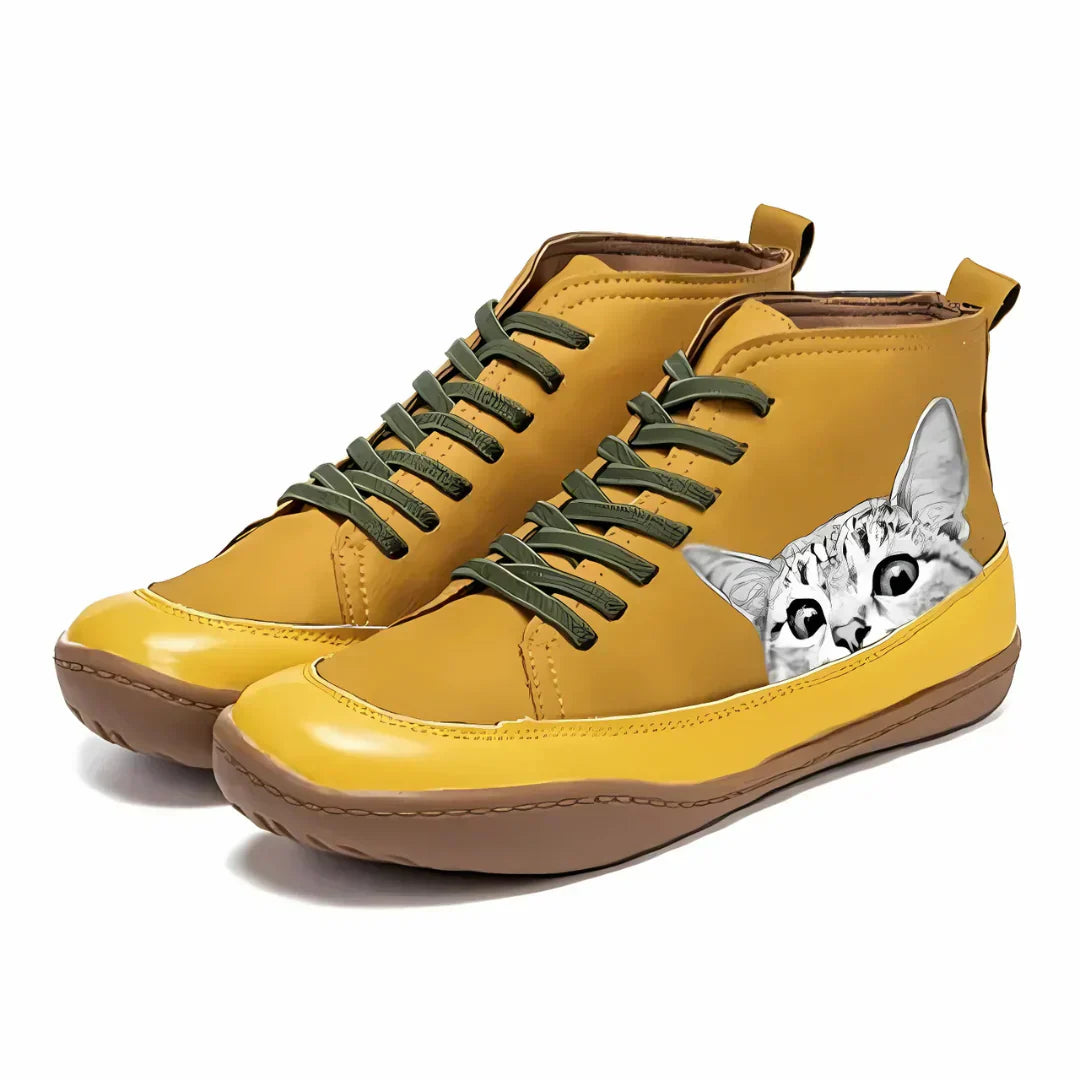 Isabeli | Botas de piel para amantes de los gatos