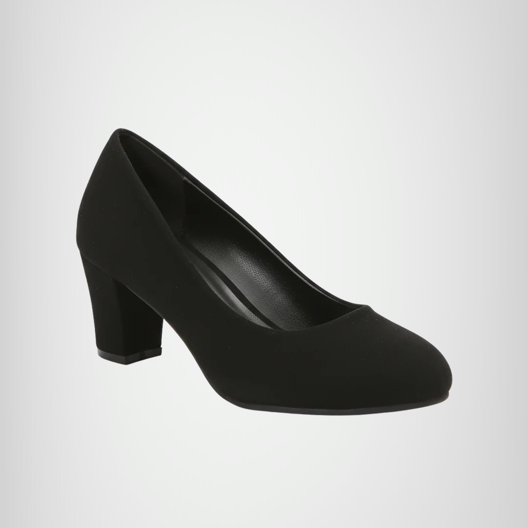 Laura – Zapatos de tacón con puntera ancha y tacón estable para una comodidad sin dolor.