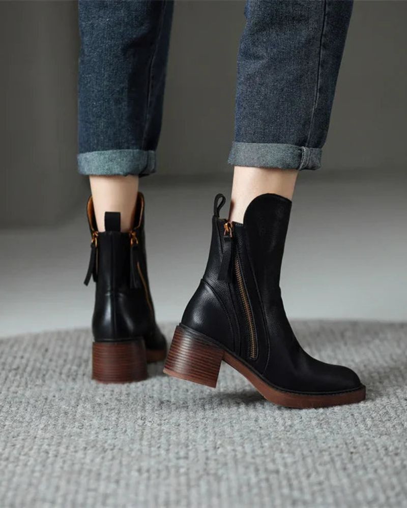 Valeria | Bota con tacón cómodo