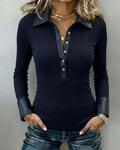 Pilar · Blusa elegante con detalle de botones