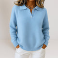 Olivia™ | Jersey de punto suave con cuello