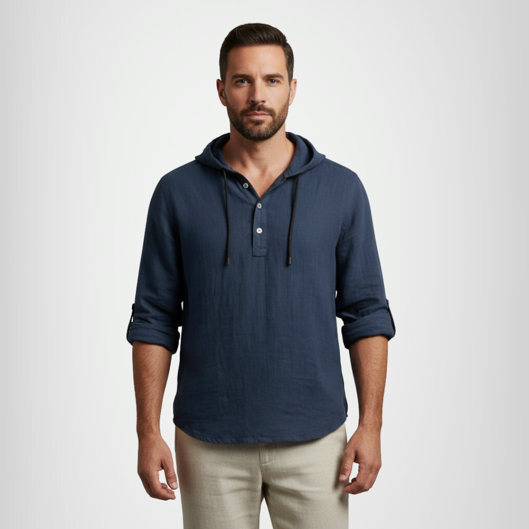 Daniel | Camisa tipo polo con capucha