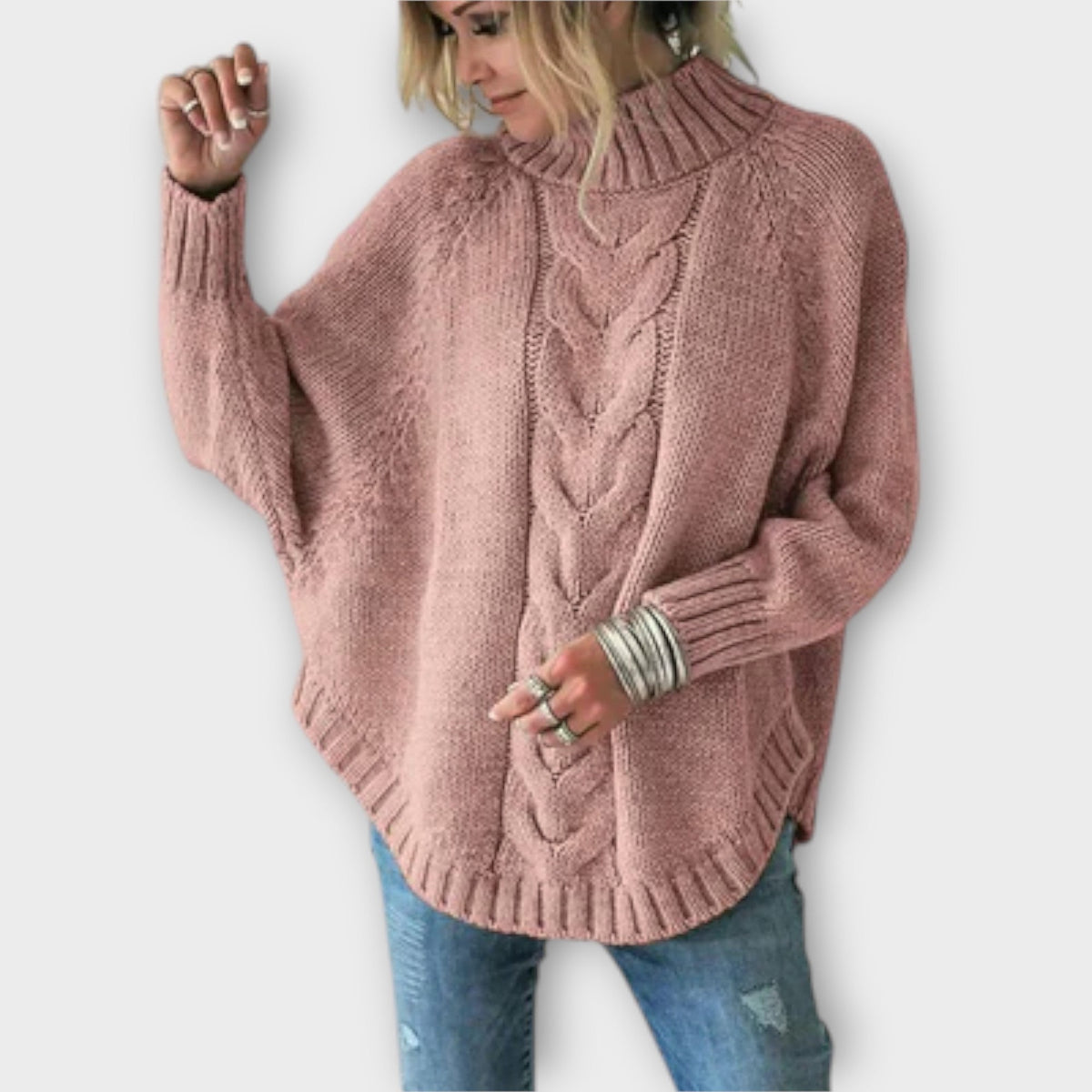 Dori | Suéter de punto con diseño de trenzado