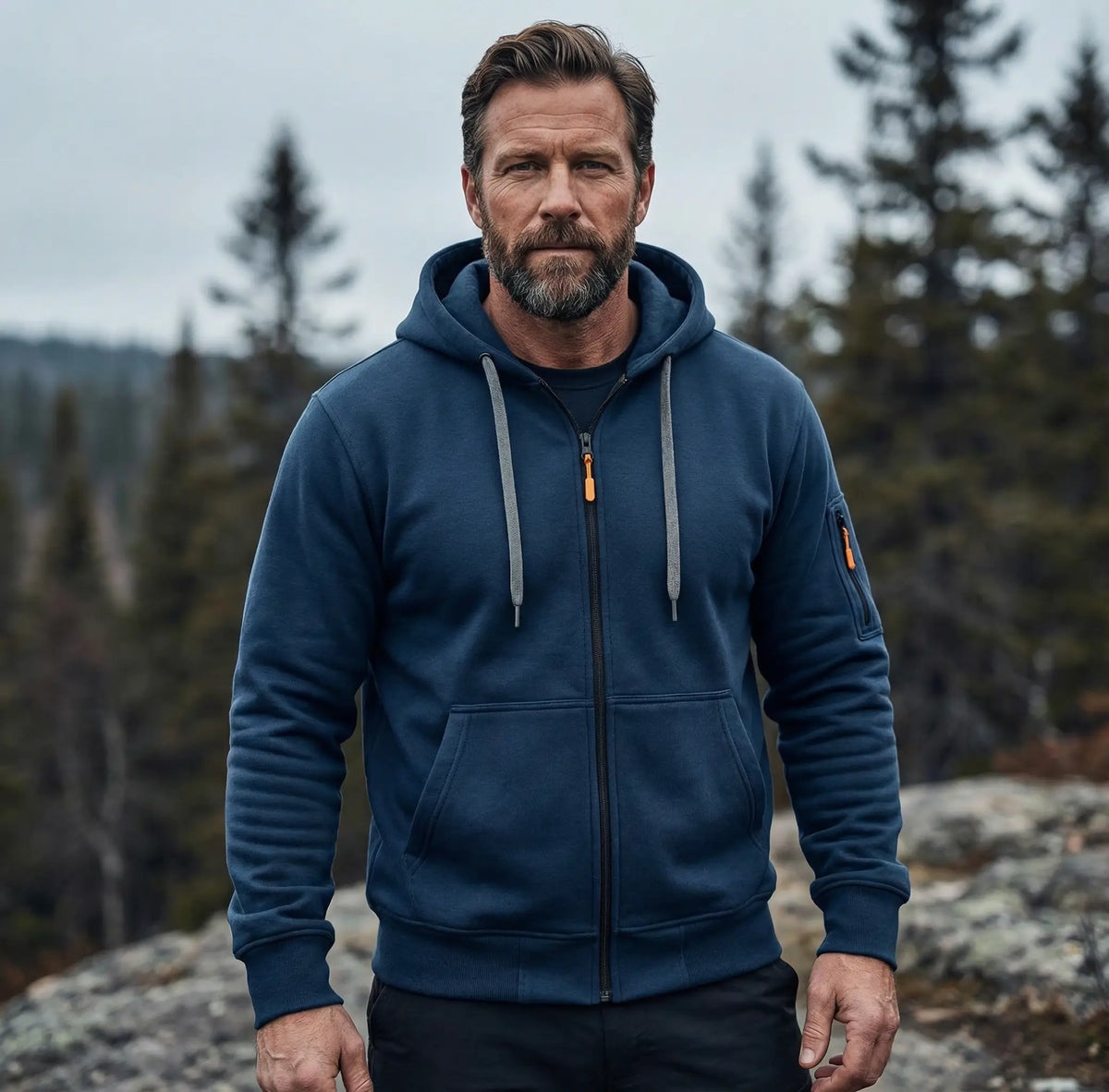 Tyler | Sudadera con cremallera completa de forro polar