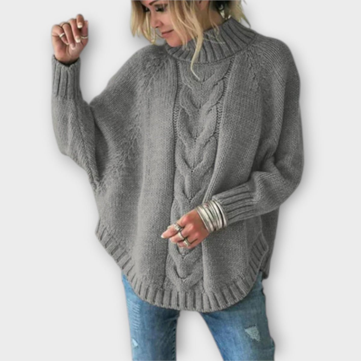 Dori | Suéter de punto con diseño de trenzado
