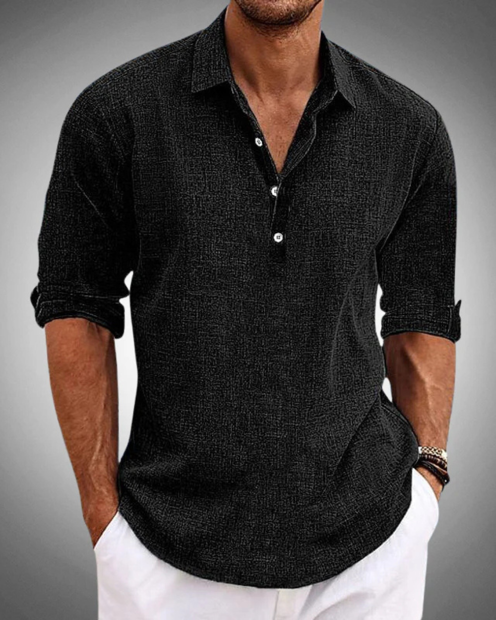 Isla | Camisa clasica de algodón
