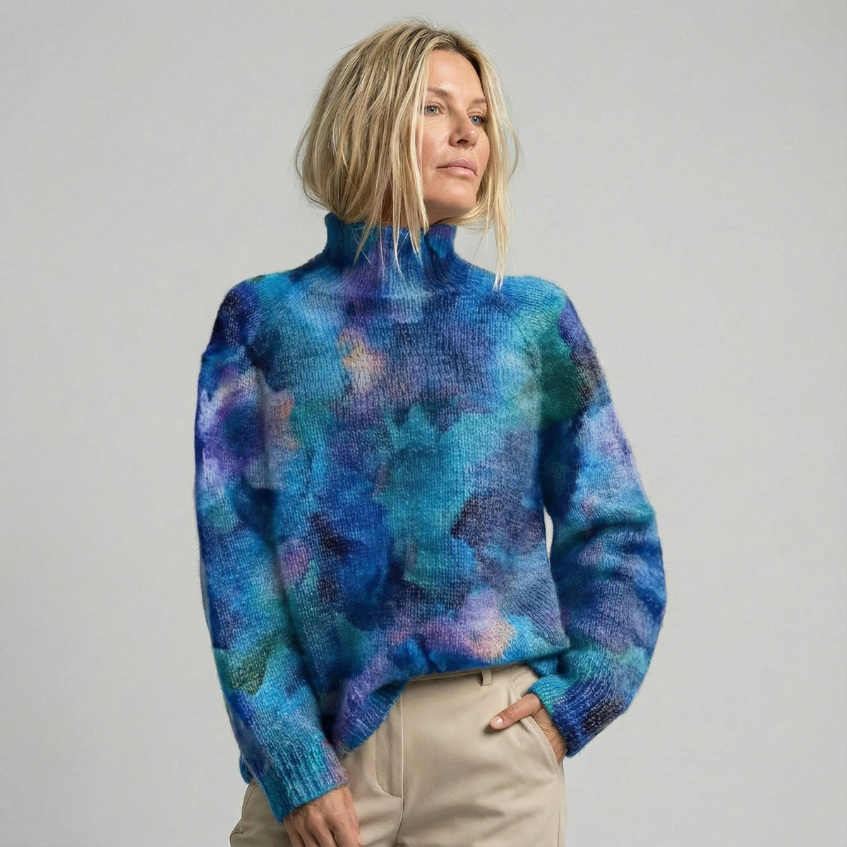 ASHLEY | Suéter de cuello alto cálido y elegante