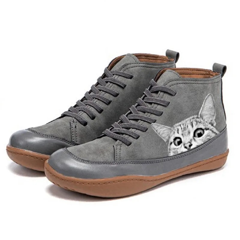 Isabeli | Botas de piel para amantes de los gatos