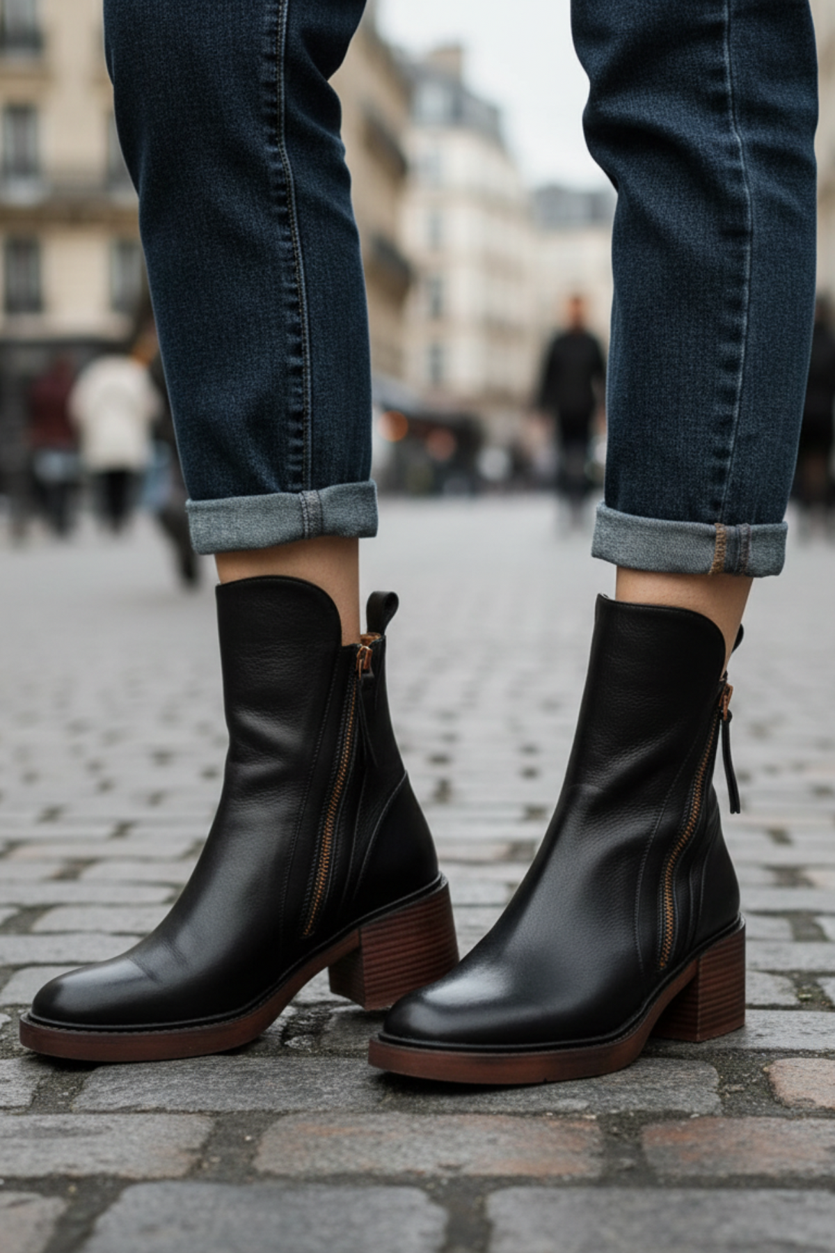 Valeria | Bota con tacón cómodo