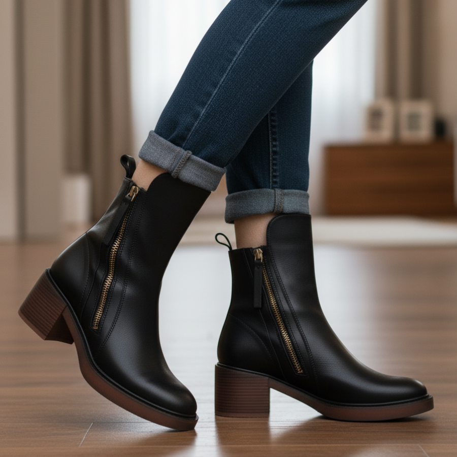 Valeria | Bota con tacón cómodo