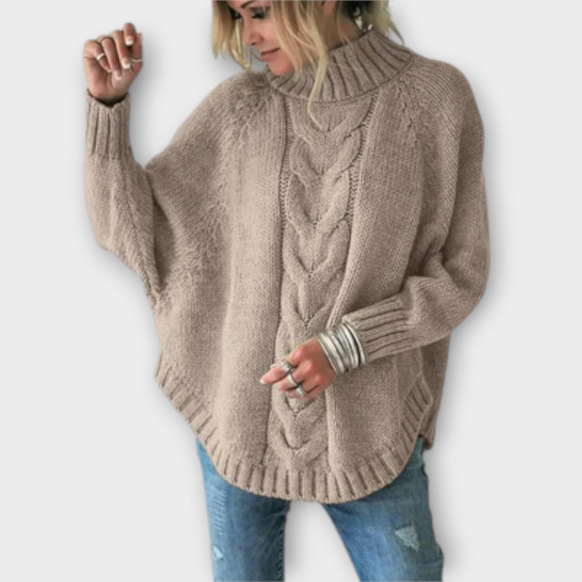 Dori | Suéter de punto con diseño de trenzado