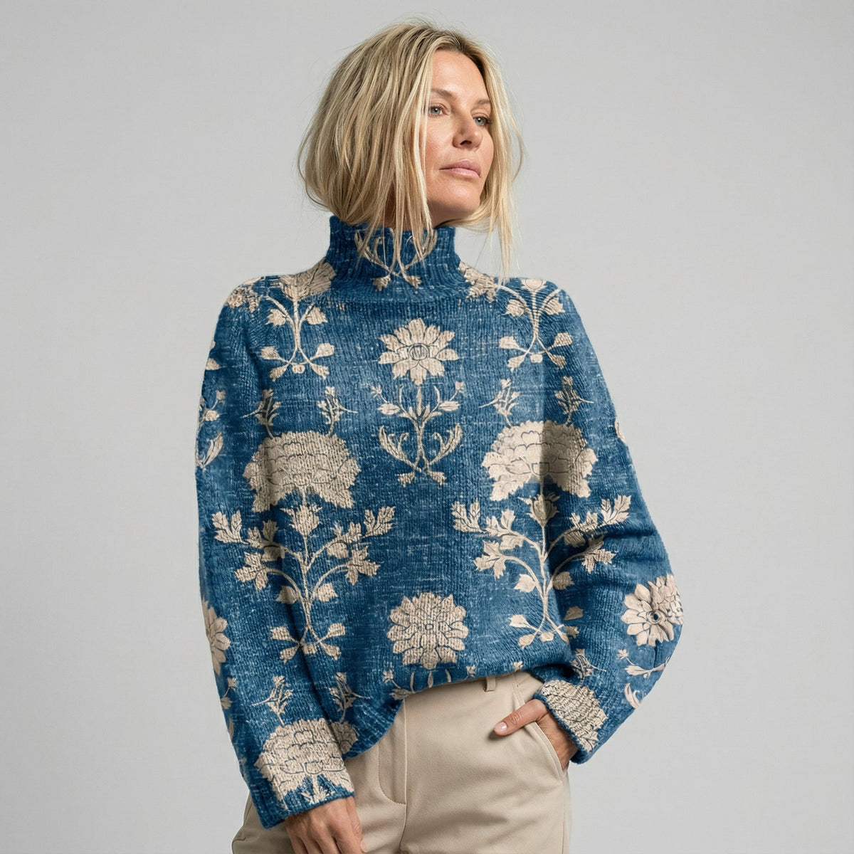 ASHLEY | Suéter de cuello alto cálido y elegante