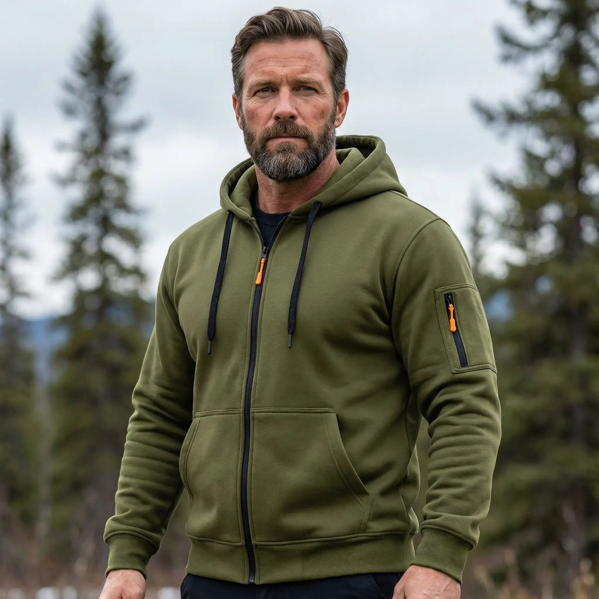 Tyler | Sudadera con cremallera completa de forro polar