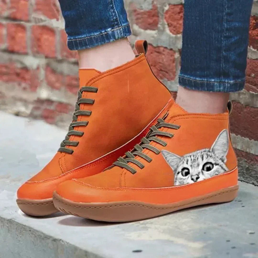 Isabeli | Botas de piel para amantes de los gatos