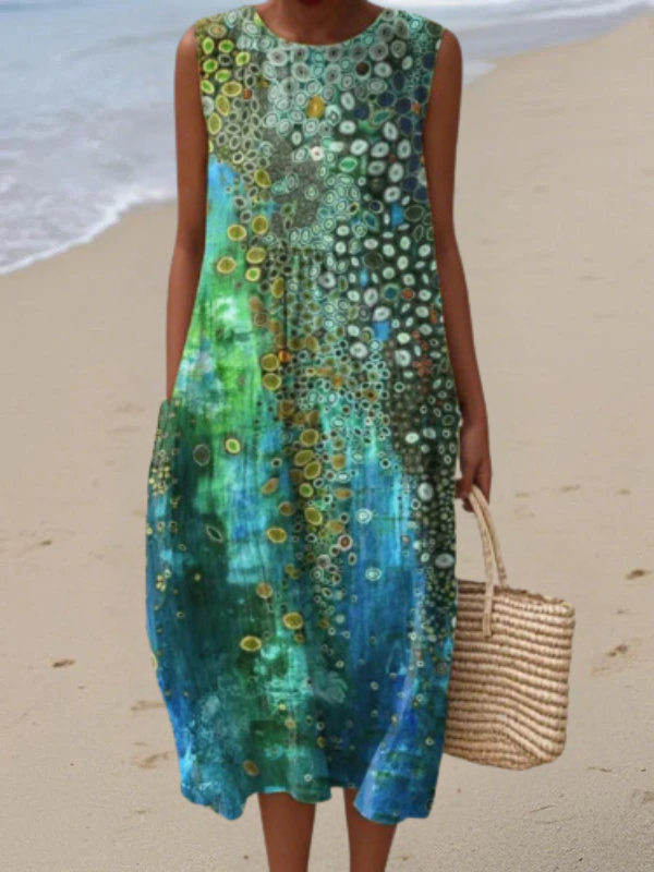 Zara™ Vestido Midi Reef