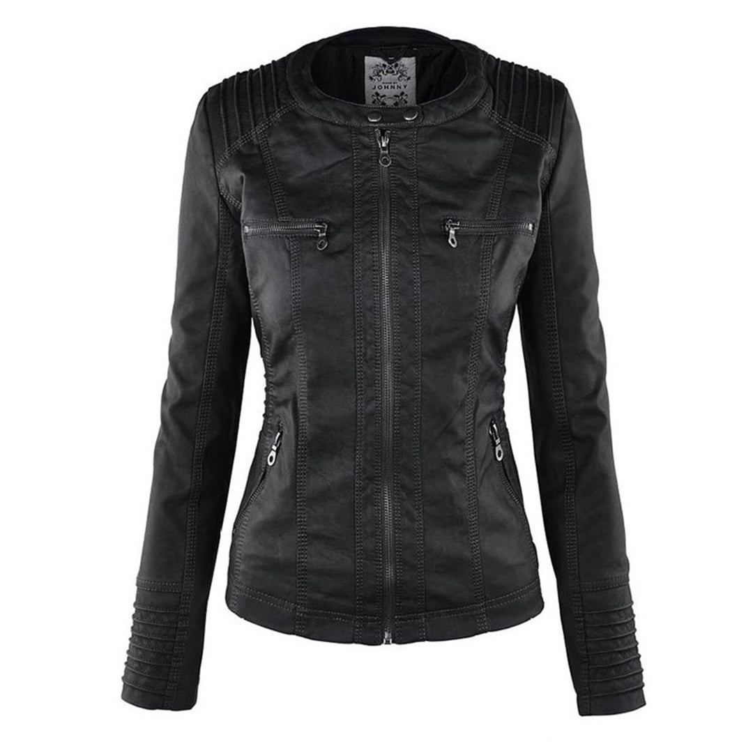 Monika | chaqueta de piel vegana