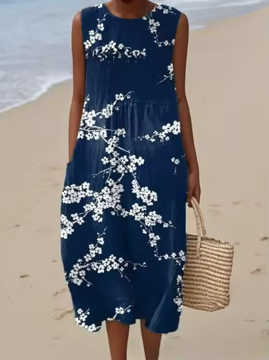 Vestido Midi Floral Marina™