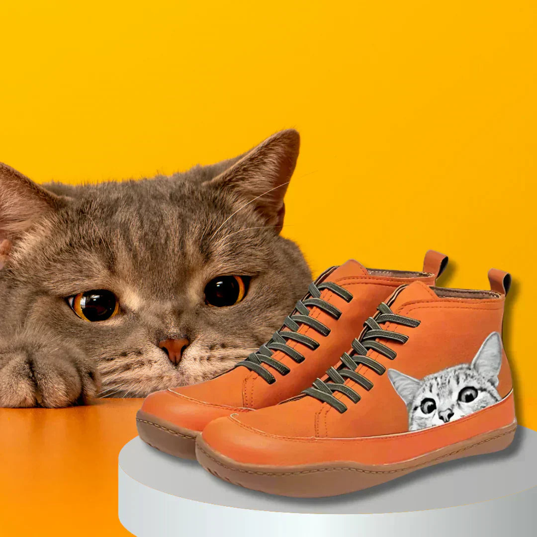Isabeli | Botas de piel para amantes de los gatos