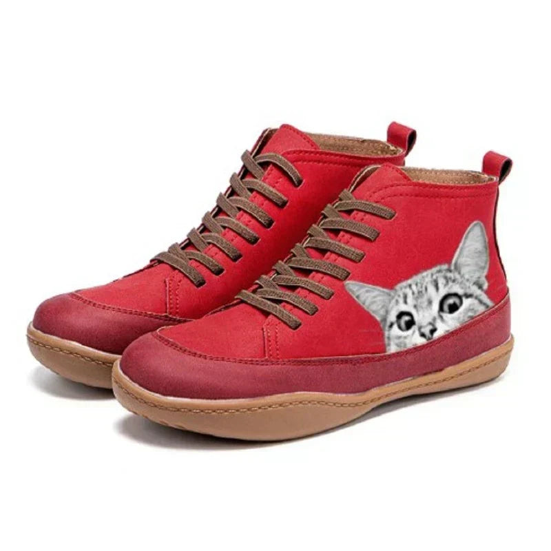 Isabeli | Botas de piel para amantes de los gatos