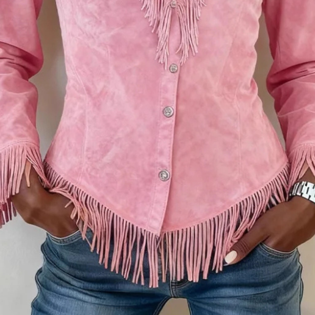 Dakota · Blusa con flecos estilo western
