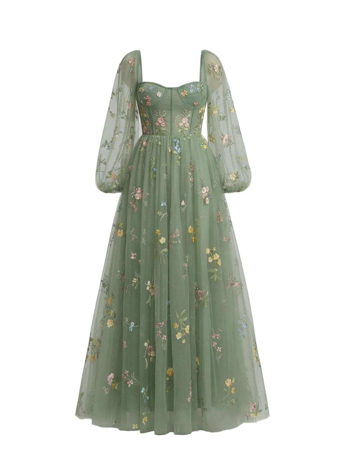 Fiorella – Vestido Primaveral de Tul
