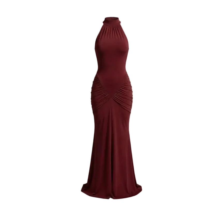 La Notte Nera – Vestido Midi Halter