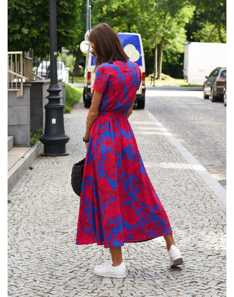 Alessandra | Vestido Floral Moderno