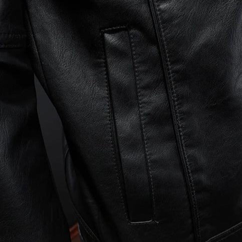 Torino | Chaqueta de cuero con botones