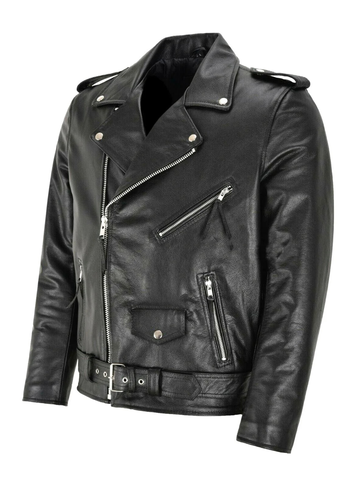 Austin |Elegante chaqueta bomber de cuero