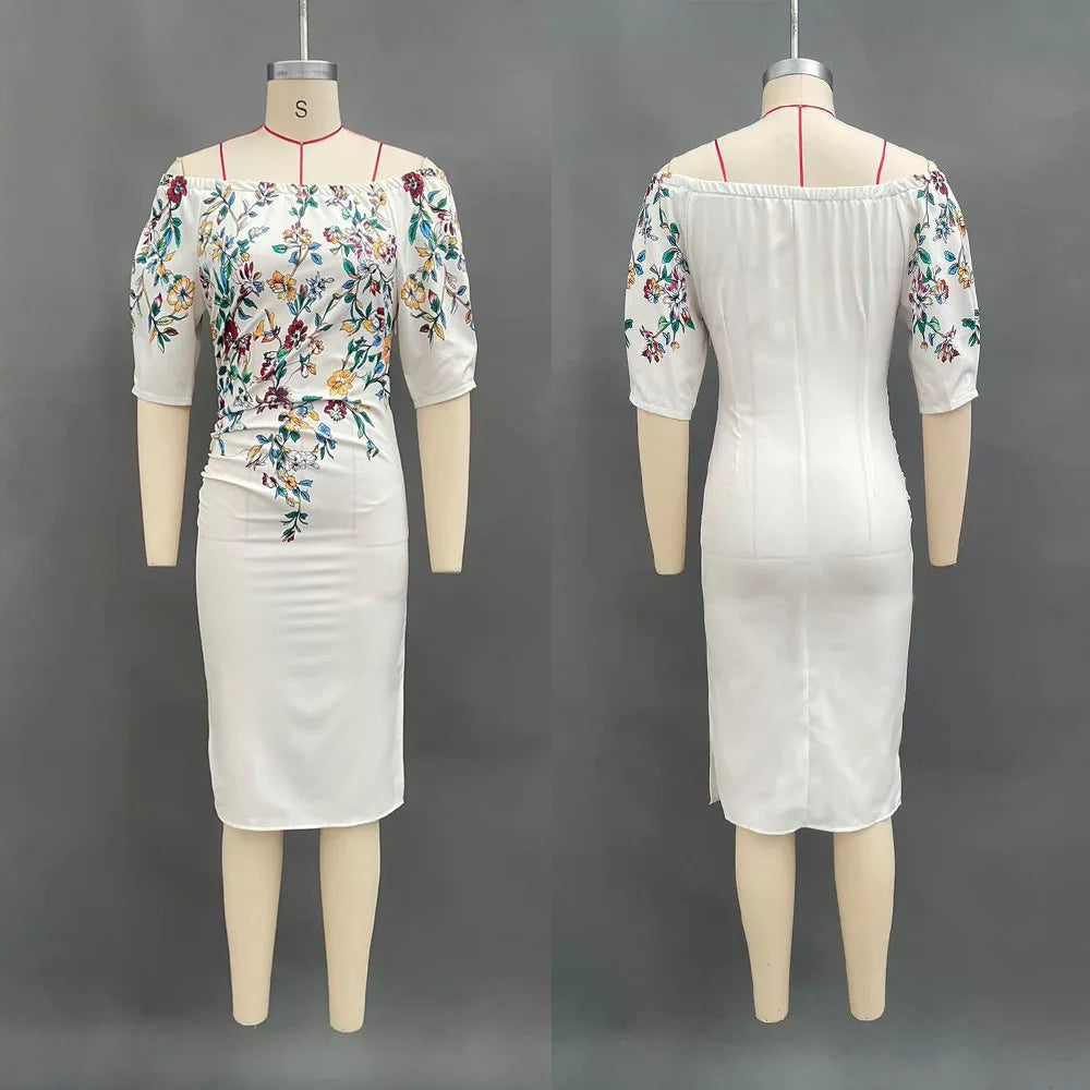Dolores · Vestido midi con estampado floral