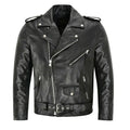 Austin |Elegante chaqueta bomber de cuero