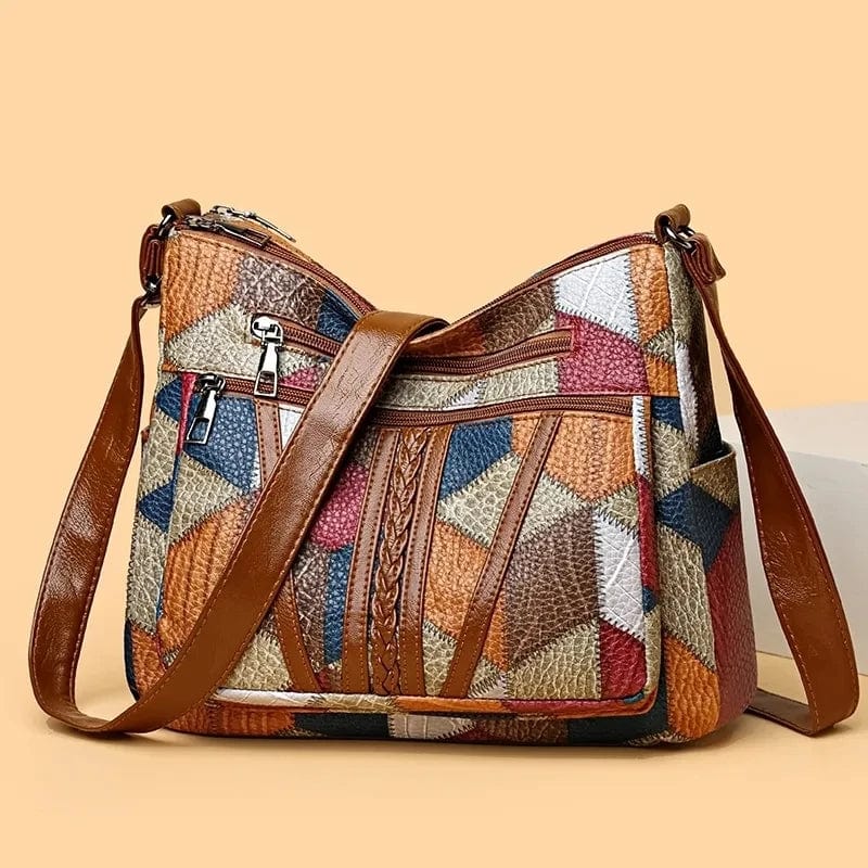 Solara | Bolso de piel con mosaico