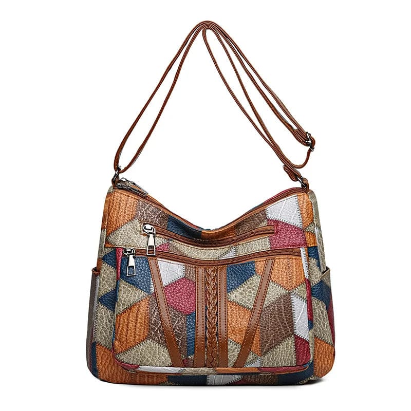 Solara | Bolso de piel con mosaico