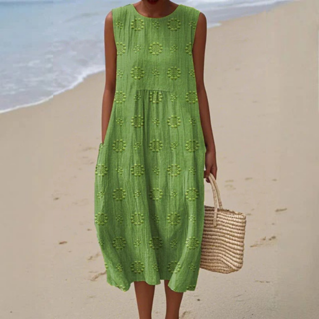 Sara | Vestido Midi Estampado