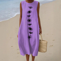 Emma | Vestido Midi Violet Bloom