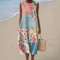 Anna | Vestido Midi de Patchwork