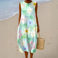 Erin | Vestido Midi de Flores Pastel