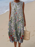 Cara™ Vestido Midi Wildflower