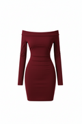 VELLUTO  - Vestido  Off-Shoulder Ajustado
