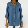 Heather | Blusa Elegante con Volantes