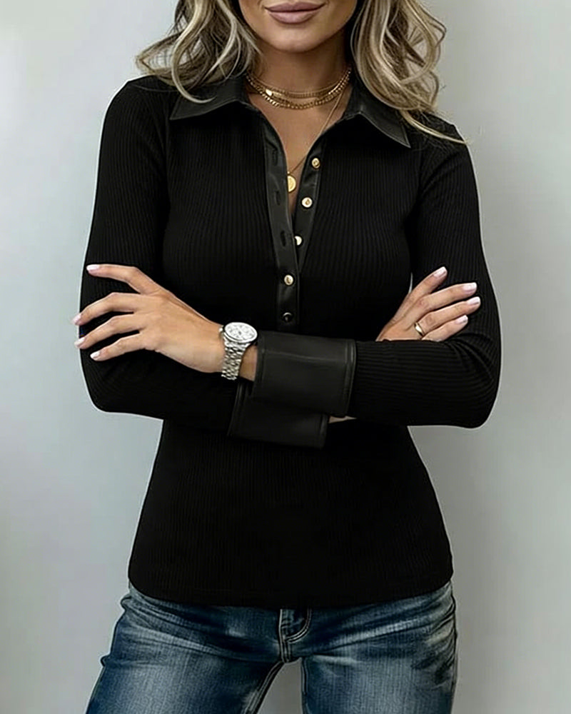 Pilar · Blusa elegante con detalle de botones
