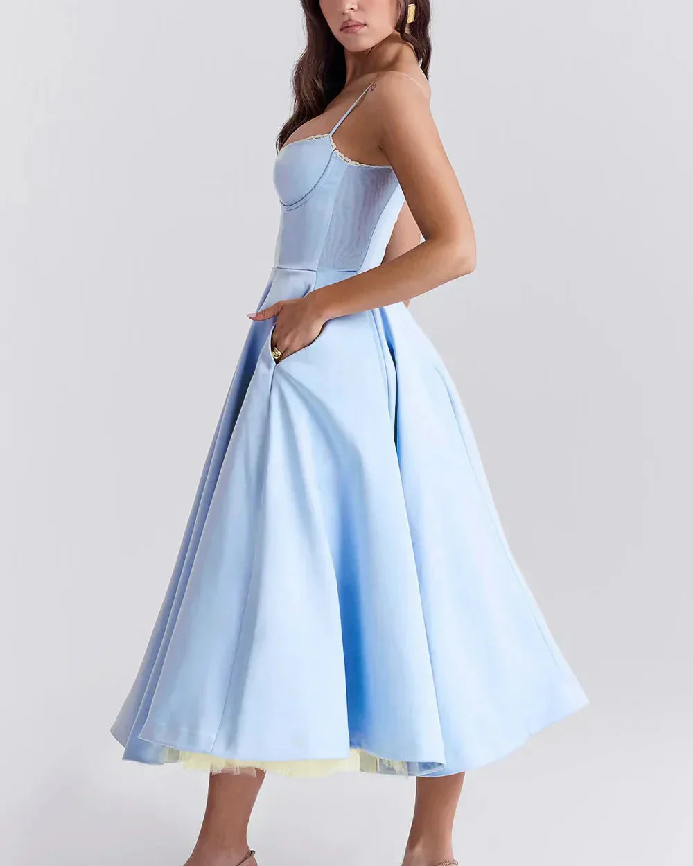 Zafiro | Vestido midi de lujo