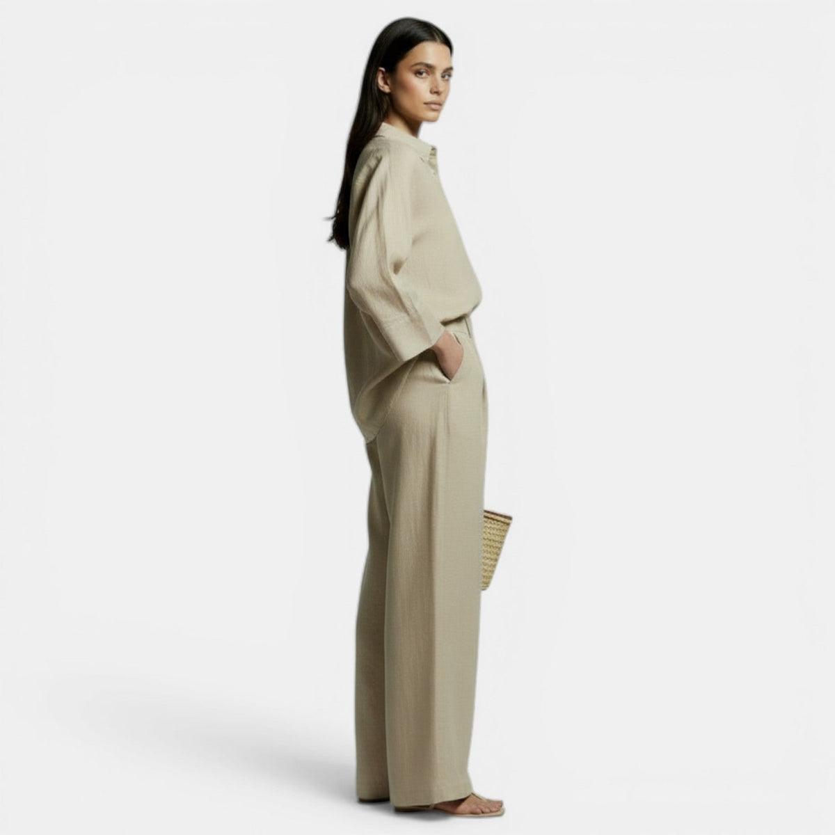 Conjunto Mujer Primavera de Lino