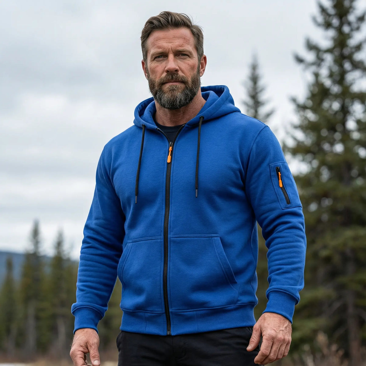 Tyler | Sudadera con cremallera completa de forro polar