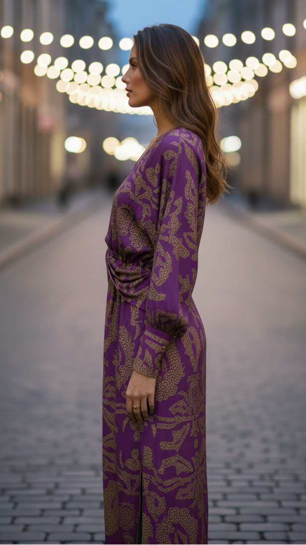 Lara · Vestido elegante con estampado floral