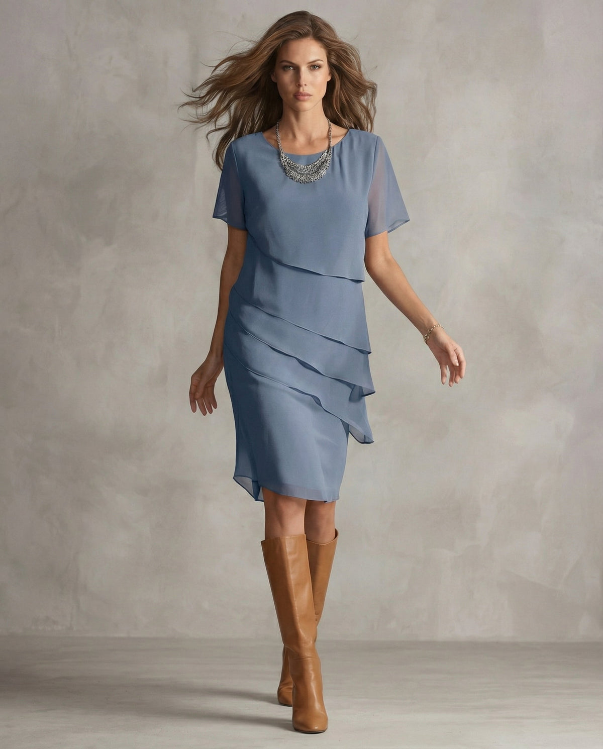 Kendra · Vestido elegante con cintura definida