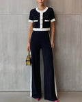 Pilar · Conjunto elegante con detalle de contraste