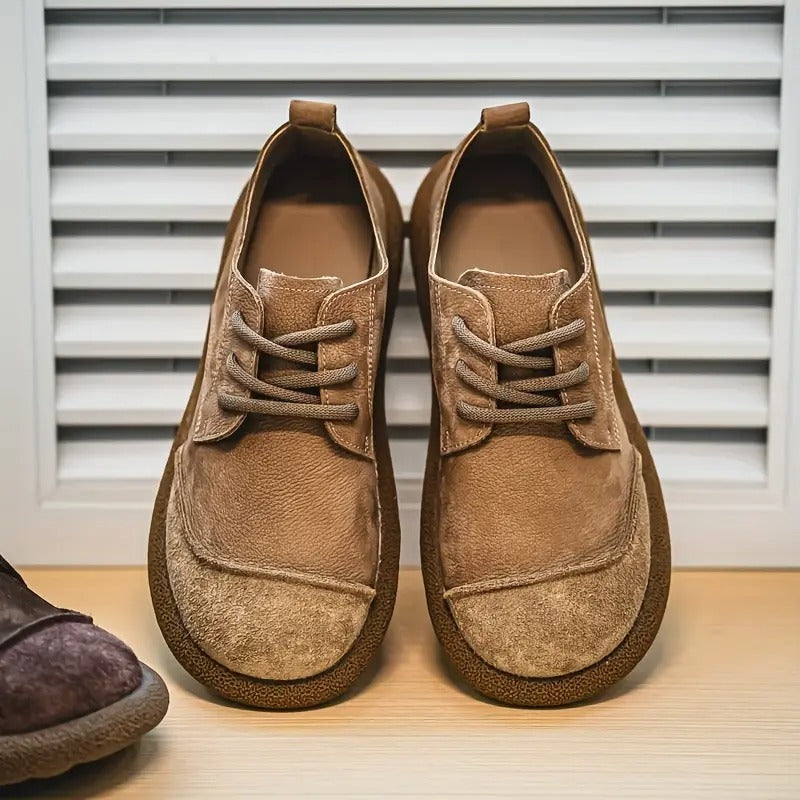 Santiago | Zapatos ortopédicos de piel vegana de vacuno⏐Edición Premium