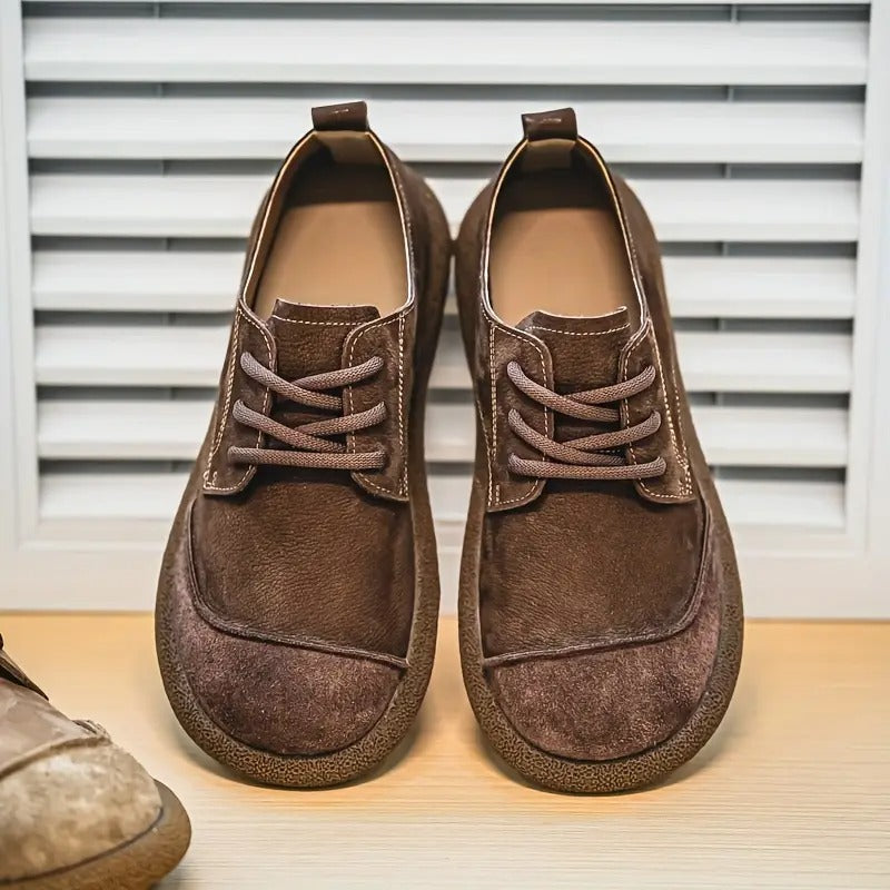 Santiago | Zapatos ortopédicos de piel vegana de vacuno⏐Edición Premium